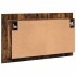 Armario espejo de baño LED acrílico roble ahumado 80x12x45