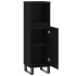 Armario de baño madera contrachapada negro 30x30x100