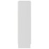 Vitrina de madera contrachapada blanco 82,5x30,5x115