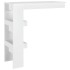 Mesa de bar de pared madera contrachapada blanco