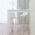 Mesa de bar de pared madera contrachapada blanco