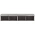 Muebles de TV con luces LED 2 uds gris Sonoma 80x30x30