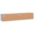 Muebles de TV con luces LED 2 uds gris Sonoma 80x30x30