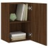 Muebles de TV de pared 2 uds madera marrón roble 40,5x30x60