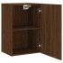 Muebles de TV de pared 2 uds madera marrón roble 40,5x30x60