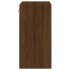 Muebles de TV de pared 2 uds madera marrón roble 40,5x30x60