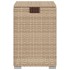 Mesa cubierta para bombona de propano ratán beige 40x40x60