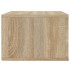 Mesitas de noche de pared 2 uds color roble Sonoma 50x36x25