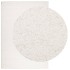Alfombra de pelo largo moderna crema 140x200