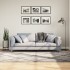 Alfombra pelo largo moderna PAMPLONA beige antracita 160x230