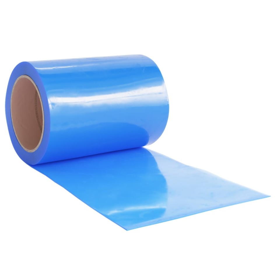 Tira de cortina para puertas PVC azul 300x2,6 mm 10
