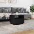 Mesa de centro con luces LED negro 50x49x40