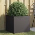 Jardinera acero negro 49x47x46