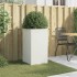 Jardinera acero blanco 42x38x75