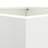 Jardinera acero blanco 42x38x75
