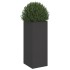 Jardinera acero negro 32x29x75
