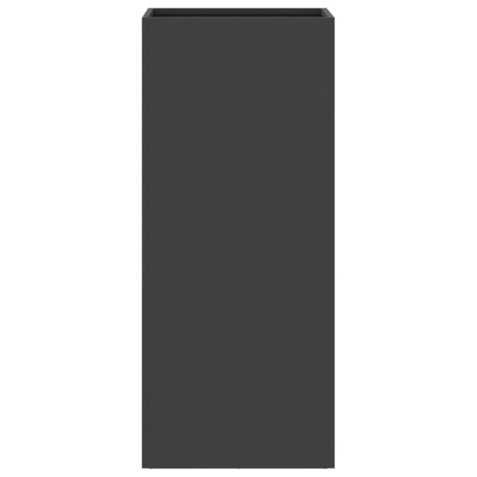 Jardinera acero negro 32x29x75