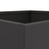 Jardinera acero negro 32x29x75