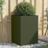 Jardinera acero verde oliva 52x48x75