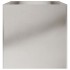Jardinera de acero inoxidable plateado 62x40x39