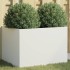 Jardinera acero blanco 62x47x46