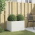 Jardinera acero blanco 62x47x46