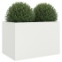 Jardinera acero blanco 62x47x46