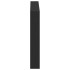 Cabecero de cama con LED negro 100x17x102