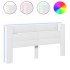 Cabecero de cama con LED blanco 200x16,5x103,5