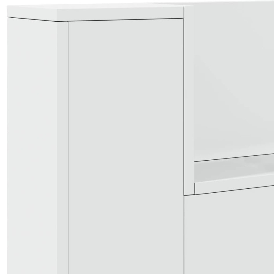 Cabecero de cama con LED blanco 200x16,5x103,5