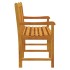 Banco de jardín 150 cm madera maciza de