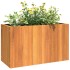 Jardinera de madera maciza de acacia 59x27,5x35