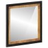 Espejo de baño madera maciza de mango y vidrio 55x1x60