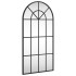 Espejo de pared arco de hierro negro 40x80
