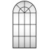 Espejo de pared arco de hierro negro 40x80