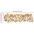 Enrejado expansible de arce artificial naranja 5 uds 180x30