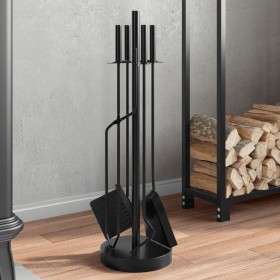 Set de herramientas para chimenea 5 piezas acero 18x66