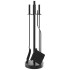 Set de herramientas para chimenea 5 piezas acero 18x66