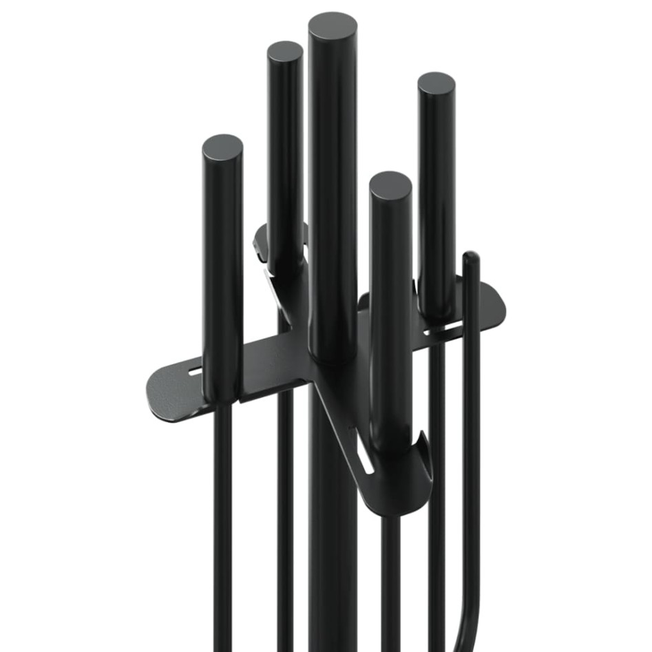 Set de herramientas para chimenea 5 piezas acero 18x66