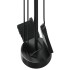 Set de herramientas para chimenea 5 piezas acero 18x66