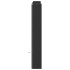 Cabecero de cama con luz LED negro 100x16,5x103,5