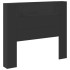 Cabecero de cama con luz LED negro 120x16,5x103,5