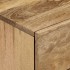 Mesita de noche de madera maciza de mango 40x33x46