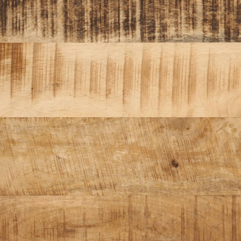 Mesas de centro apilables 3 pzas madera maciza mango y