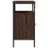 Armario lavabo baño madera ingeniería roble marrón 60x30x60