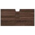 Armario lavabo baño madera ingeniería roble marrón 60x30x60