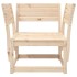 Silla de jardín madera madera maciza de