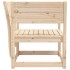 Silla de jardín madera madera maciza de