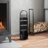 Set de herramientas para chimenea 5 pzas acero 23x15x66