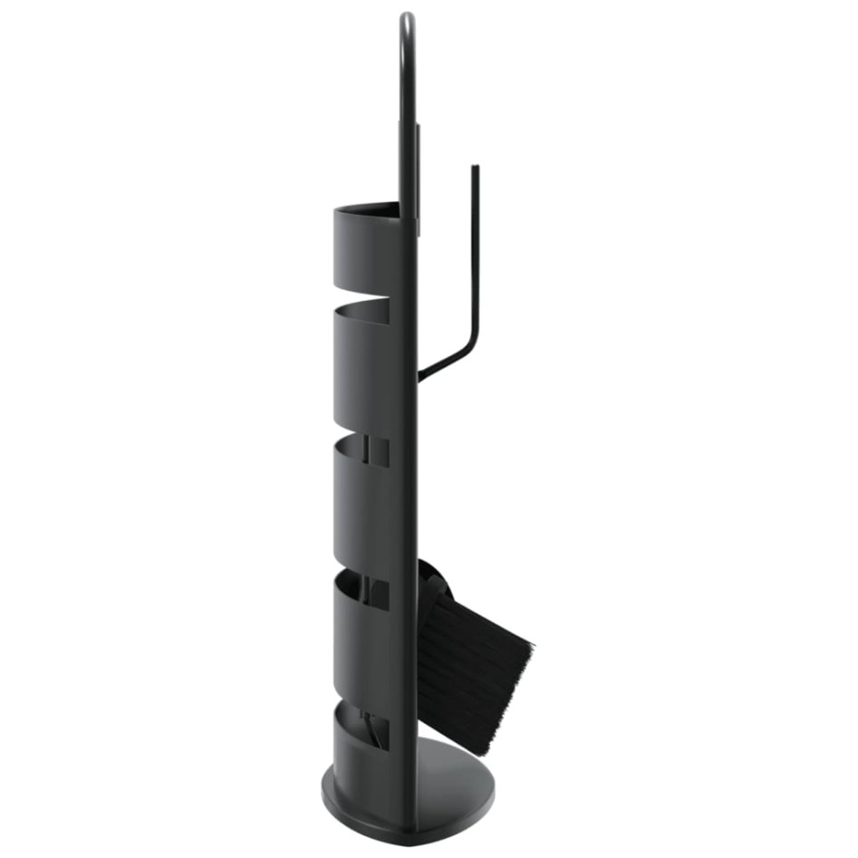 Set de herramientas para chimenea 5 pzas acero 23x15x66